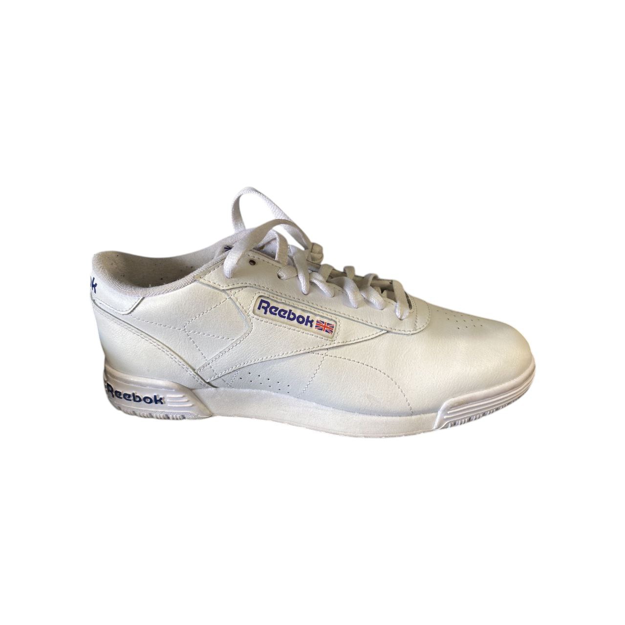 Ex-O-Fit Lo Clean Logo Int blanca de piel